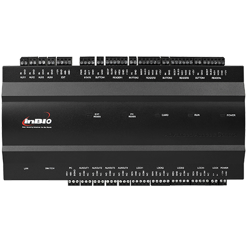 InBio IP-based multi-door biometric access control panel