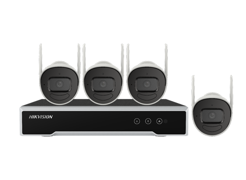 NK44W0H(D) 4MP H.265 bullet WiFi CCTV camera kit