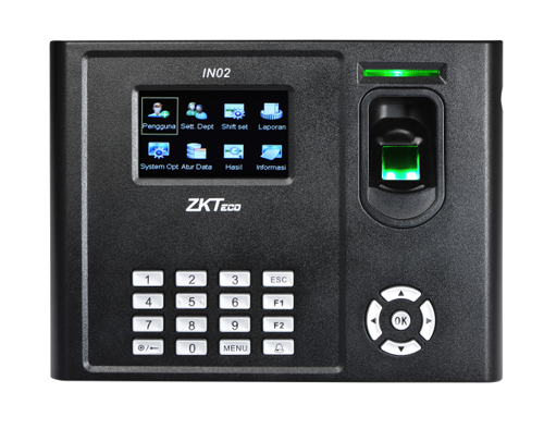 ZKTeco IN02-A fingerprint time attendance and access terminal
